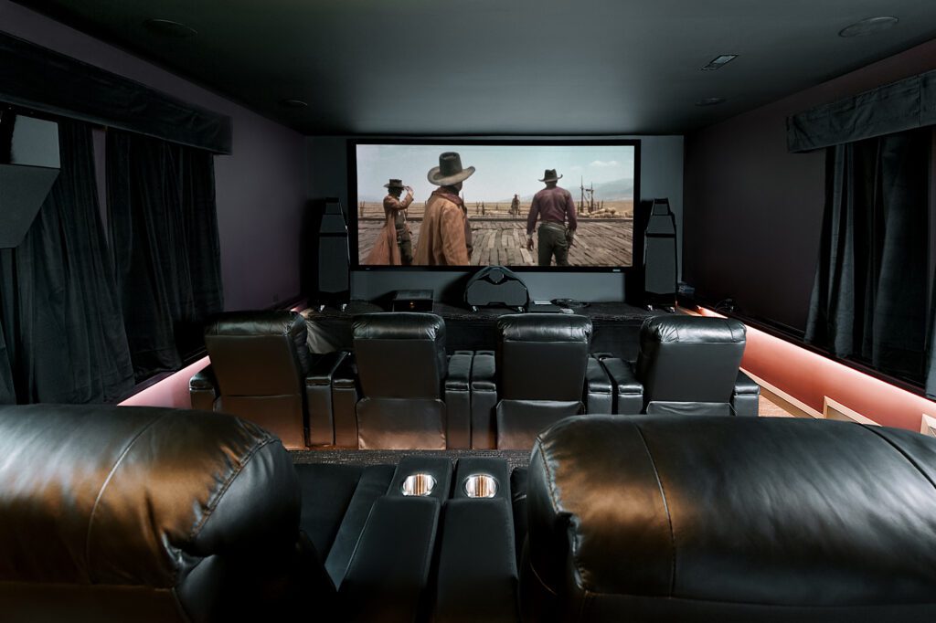 Audiophile entertaining home seating
