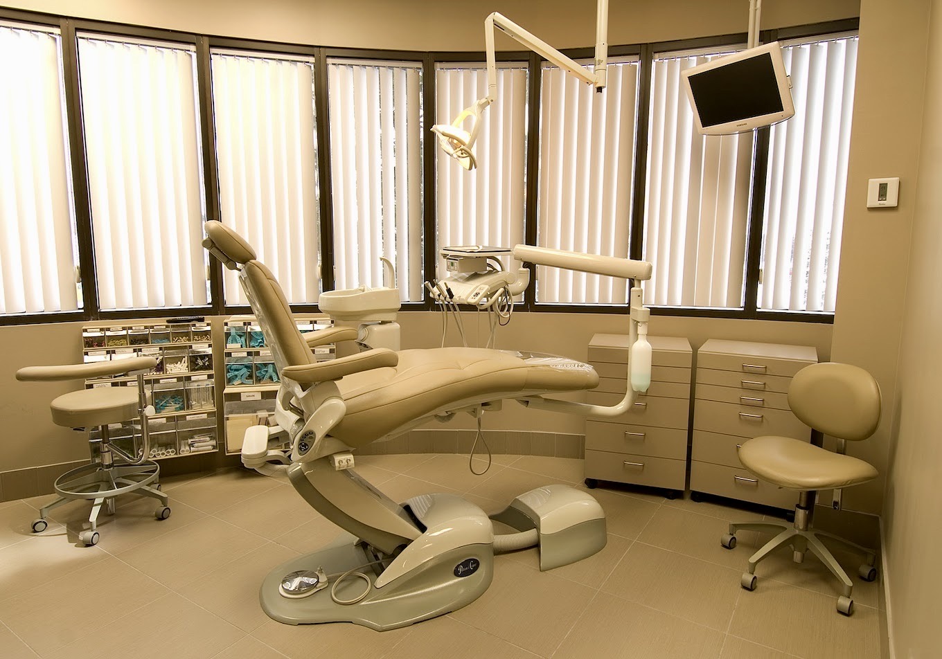 Dental office typical operatory room